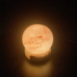 【已售】USB玫瑰鹽小鹽燈