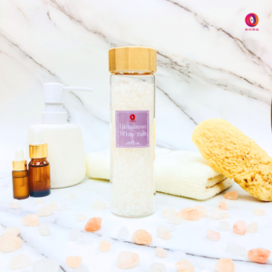 香氛浴鹽_白鹽_玻璃瓶_粗粒