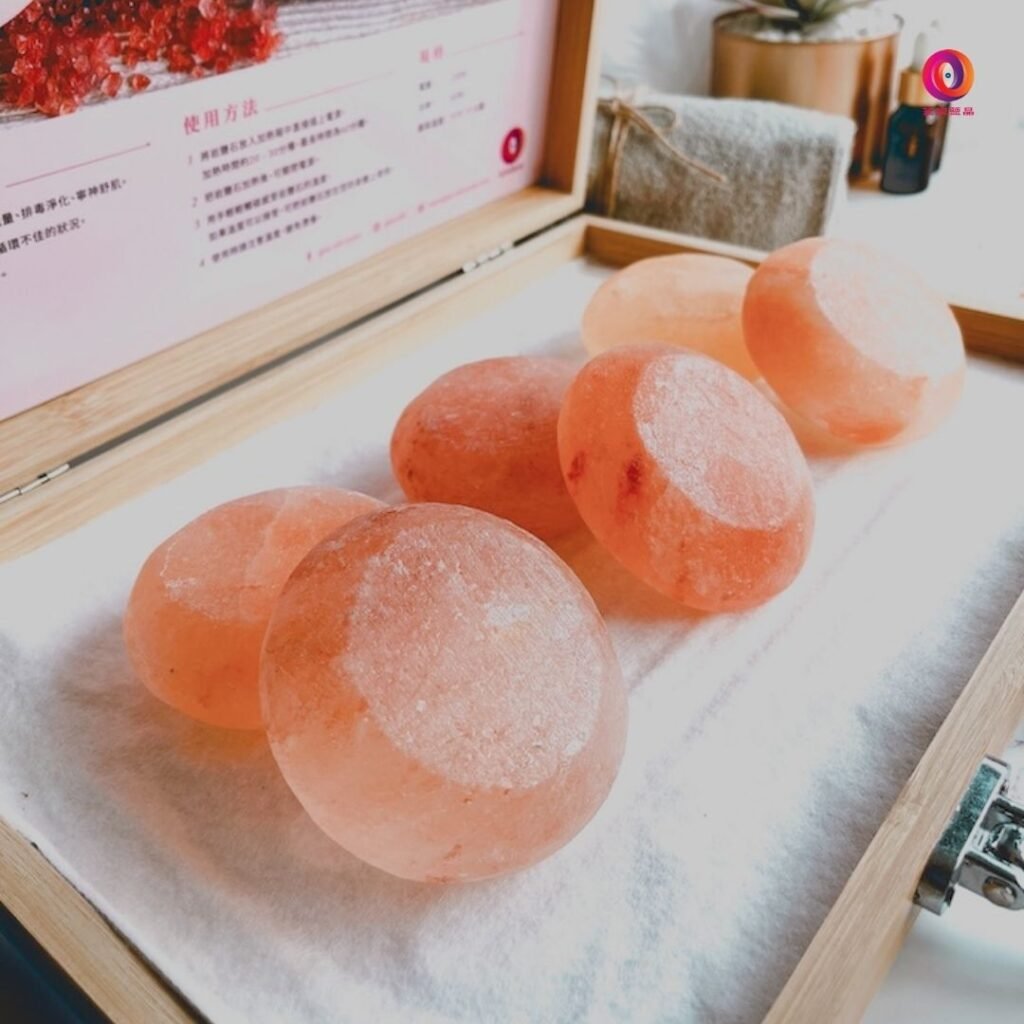 鹽晶按摩石・含加熱箱｜喜馬拉雅天然鹽晶 SPA 用品 - 蓋婭鹽晶