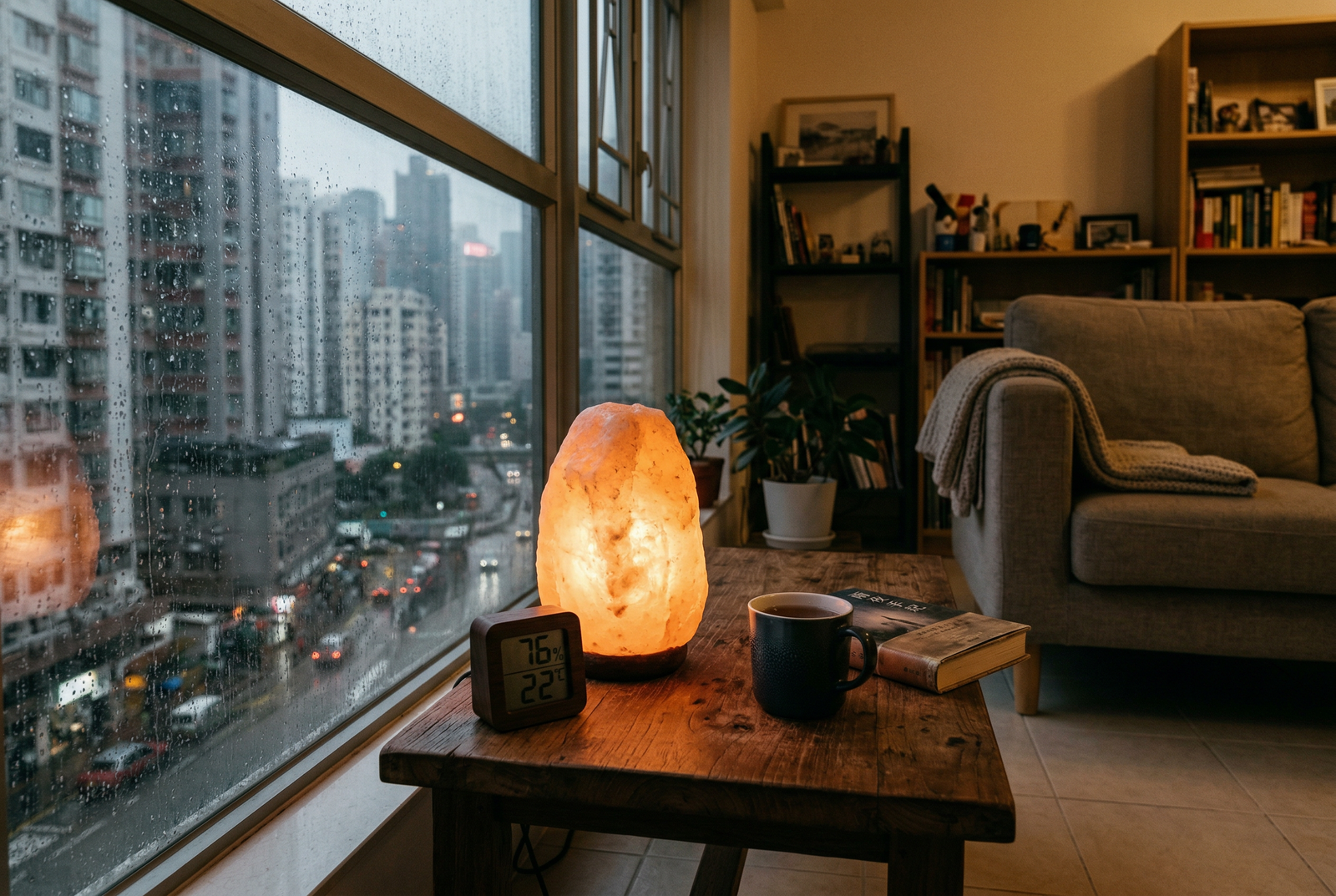 鹽燈防潮 回南天 濕度